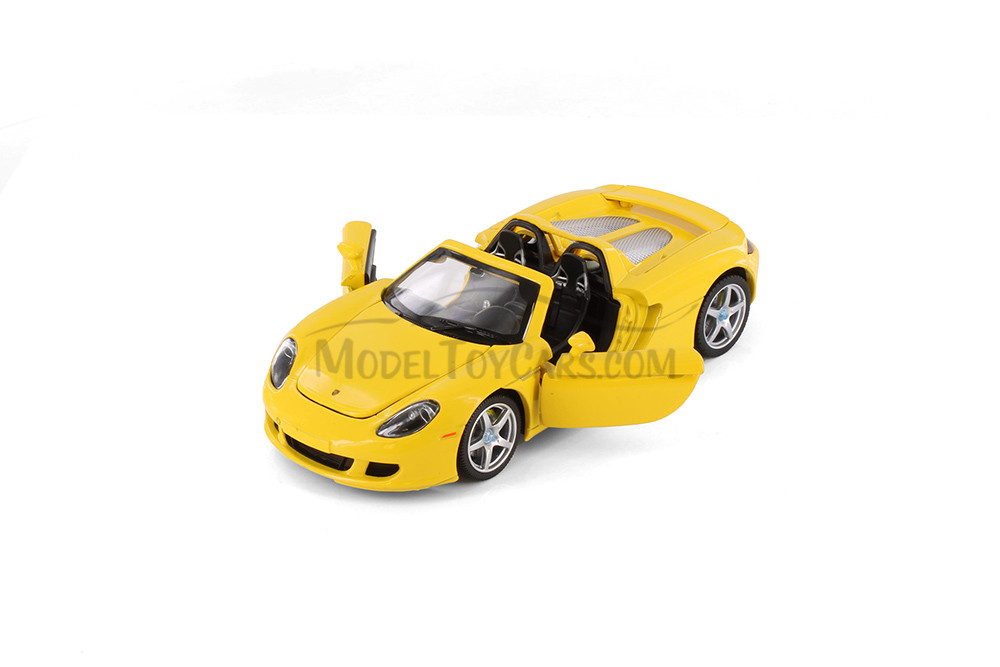 Porsche Carrera GT, Yellow - Showcasts 68242/43 - 1/24 Scale