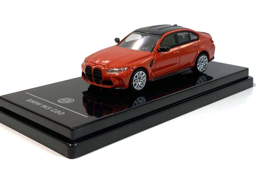 BMW M3 (G80), Toronto Red - Paragon PA55205R - 1/64 scale Diecast