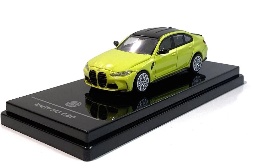 BMW M3 (G80), Sao Paulo Yellow - Paragon PA55204YL - 1/64 scale Diecast ...