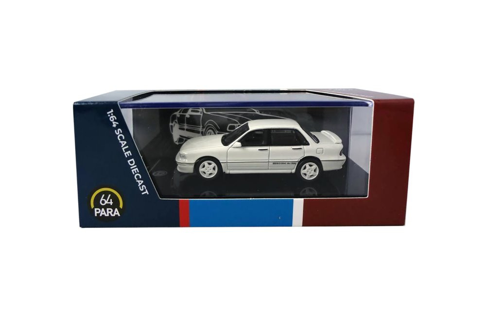 Mitsubishi Galant VR-4 LHD, Sophia White - Paragon PA55106W - 1/64 scale Diecast Model Toy Car