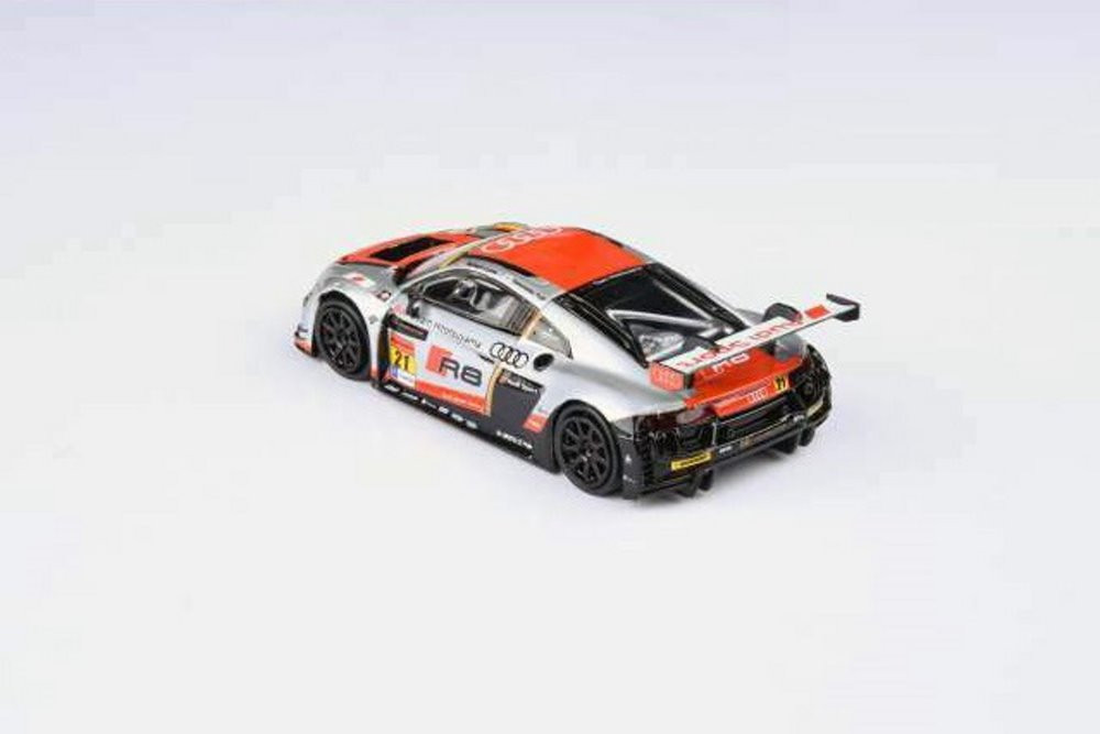 2015 Audi LMS #21 Team Hitosuyama, Silver - Paragon PA55273 - 1/64 scale Diecast Model Toy Car