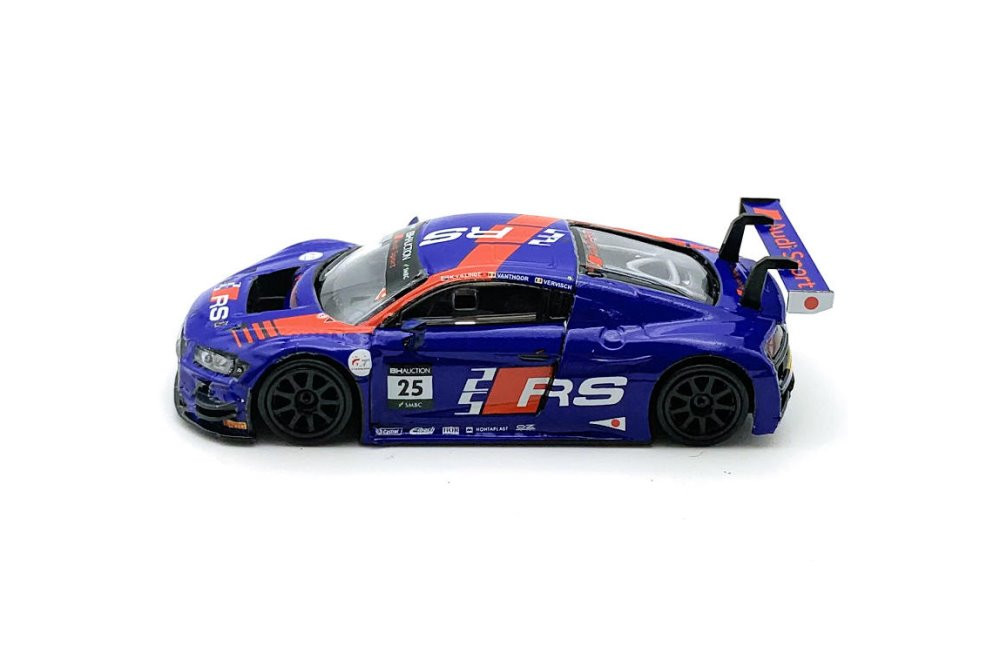 2019 Audi R8 LMS #25 10 Hours Suzuka P1 WRT, Blue - Paragon PA55253 - 1/64 scale Diecast Car