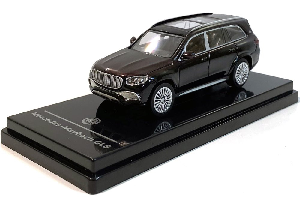 ★1/64メルセデス・マイバッハGLS600 Mercedes-Benz Maybach GLS 600, Black/Red - Paragon PA55304BK - 1