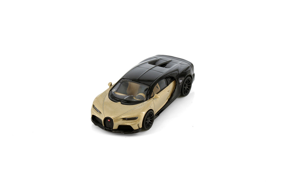 Bugatti Chiron Supersport, Nocturne Black & Silk - Kinsmart H10B - 1/64 Scale Diecast Model Toy Car