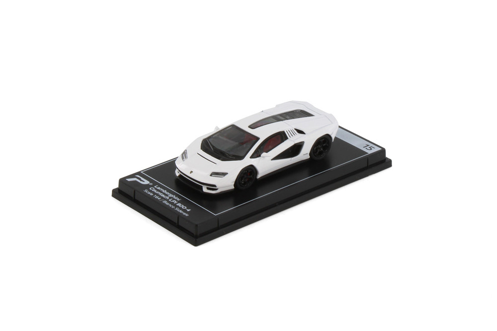 Lamborghini Countach LPI 800-4, Bianco Sideral White - Kinsmart H15B - 1/64 Scale Diecast Model Car