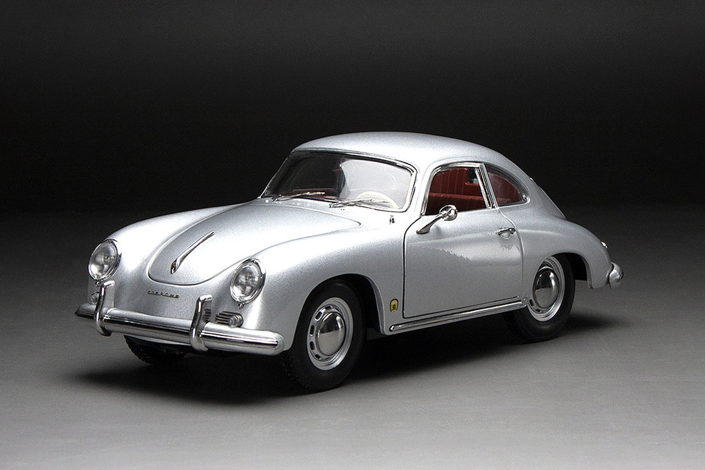 1957 Porsche 365A 1500 GS Carrera GT Coupe, Silver - Sun Star SS1351 - 1/18 Scale Diecast Model Car