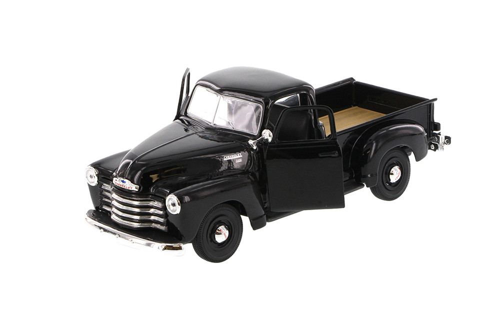 1950 Chevy 3100 Pickup Truck, Red & Black, Showcasts 37952 - 1/24 Scale Set of 4 Diecast Model Cars