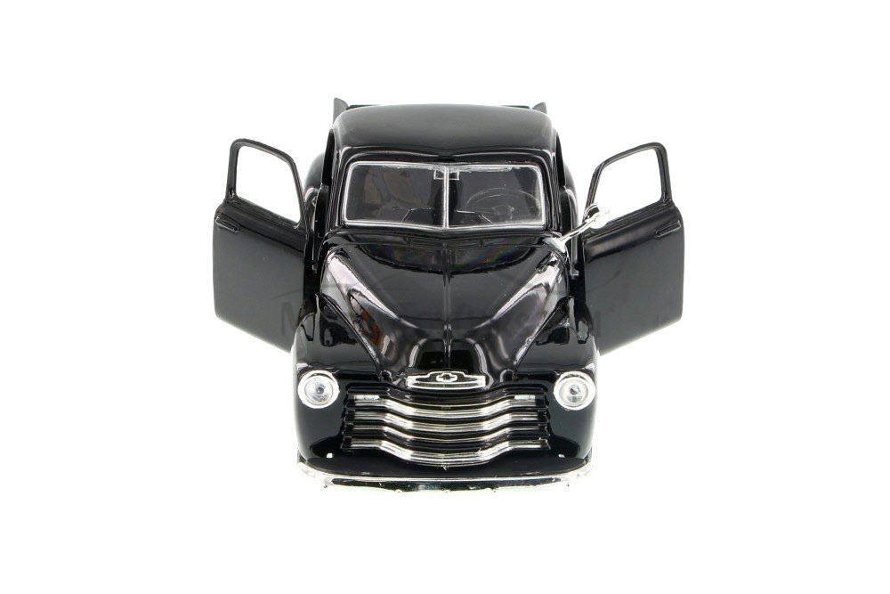 1950 Chevy 3100 Pickup Truck, Red & Black, Showcasts 37952 - 1/24 Scale Set of 4 Diecast Model Cars
