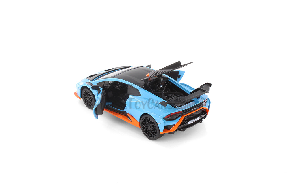 Lamborghini Huracan STO, Blue - Showcasts 68279BU - 1/24 Scale Diecast Model Toy Car