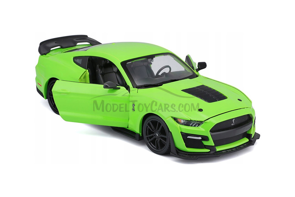 2020 Ford Mustang Shelby GT500 Hardtop, Green, Showcasts 38532GN - 1/24 Scale Diecast Model Toy Car
