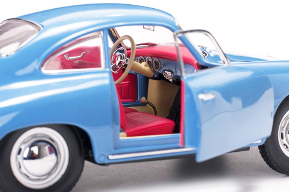 1957 Porsche 365A 1500 GS Carrera GT Coupe, Aquamarine Blue, Sun Star SS1342 - 1/18 Scale Model Car