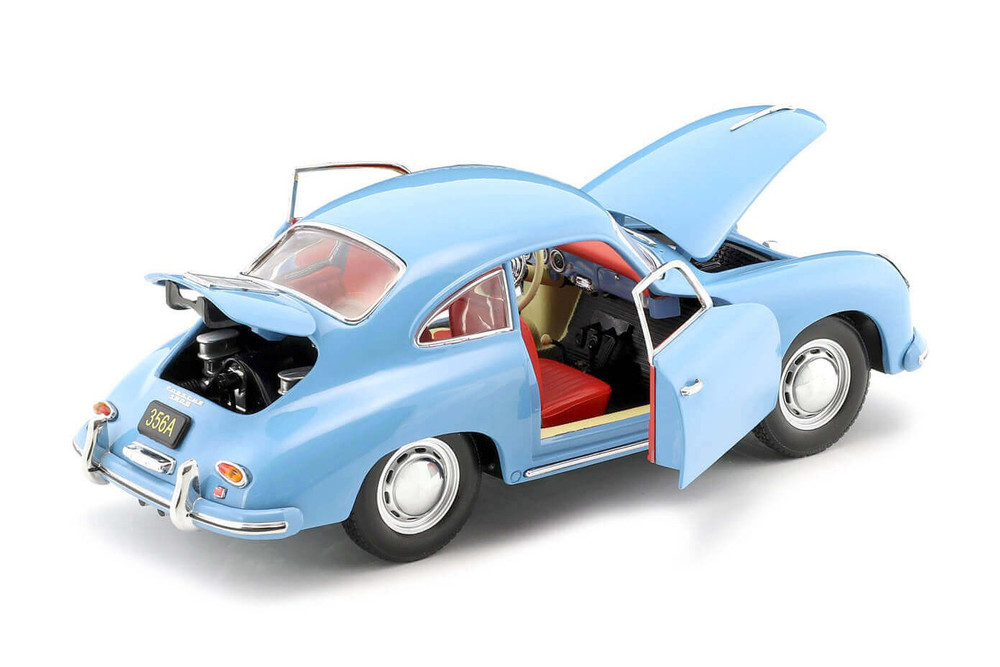 1957 Porsche 365A 1500 GS Carrera GT Coupe, Aquamarine Blue, Sun