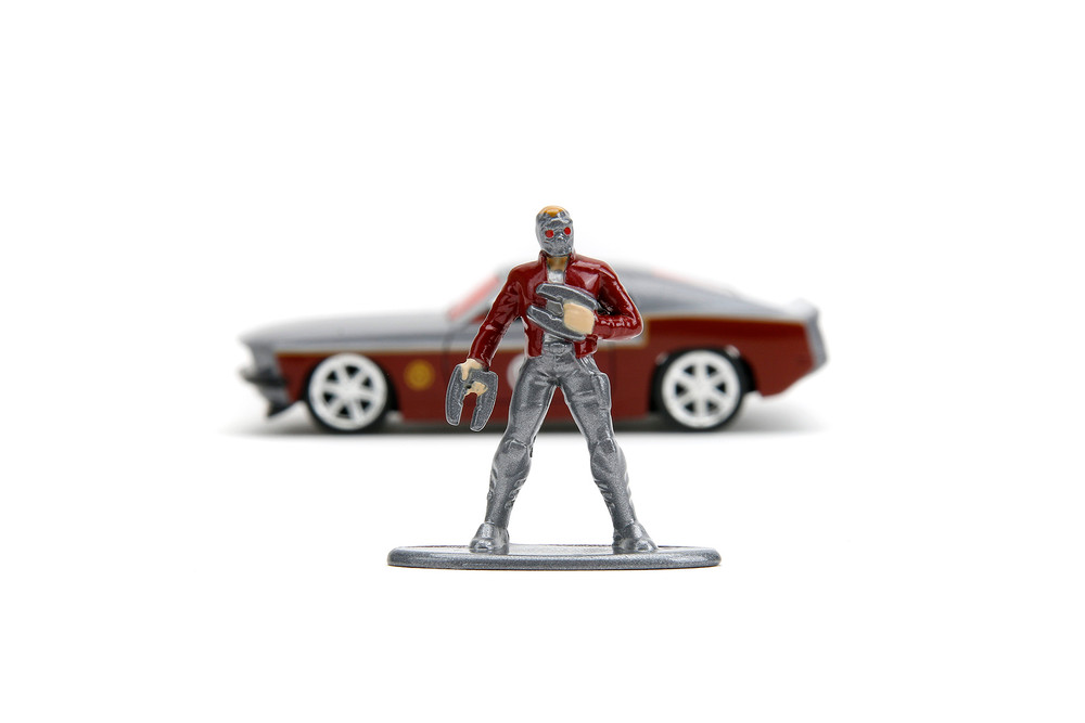 1969 Ford Mustang w/Star Lord Figure, Guardians of the Galaxy, Jada Toys 33077, 1/32 Scale Car