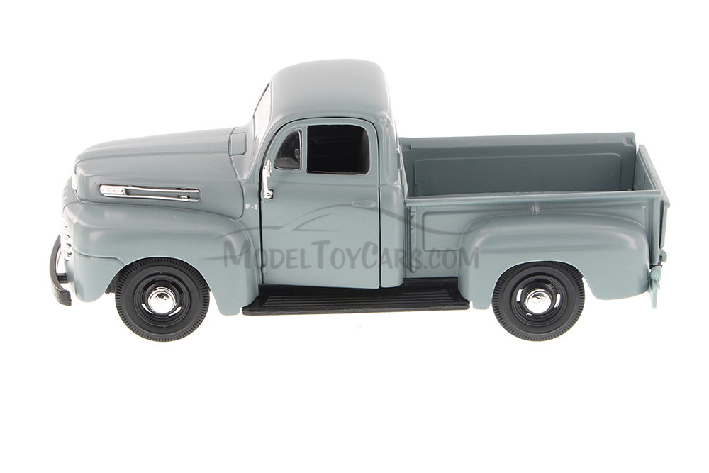 1948 Ford F-1 Pickup Truck, Blue & Red - Showcasts 37935 - 1/24 Scale Set of 4 Diecast Model Cars