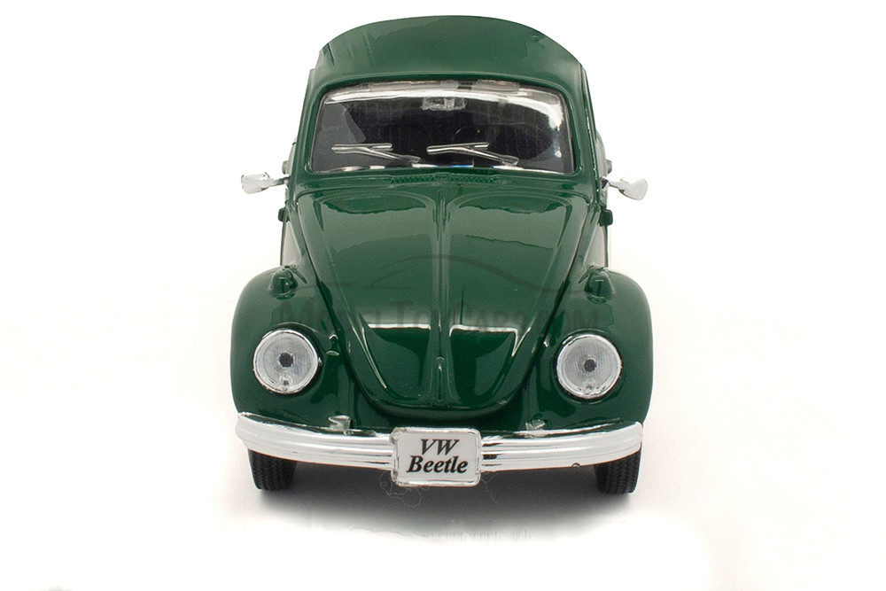 1973 Volkswagen Beetle Hardtop, Green - Showcasts 38926GN - 1/24 Scale Diecast Model Toy Car