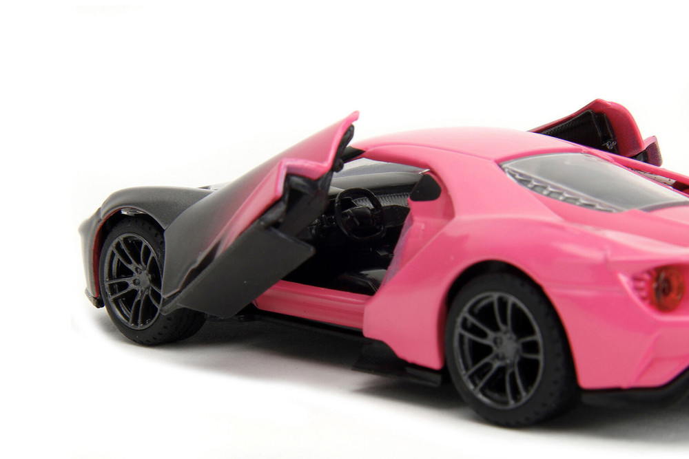 2017 Ford GT Hardtop, Gray Pink Gradient - Jada Toys 34851 - 1/32 Scale Diecast Model Toy Car