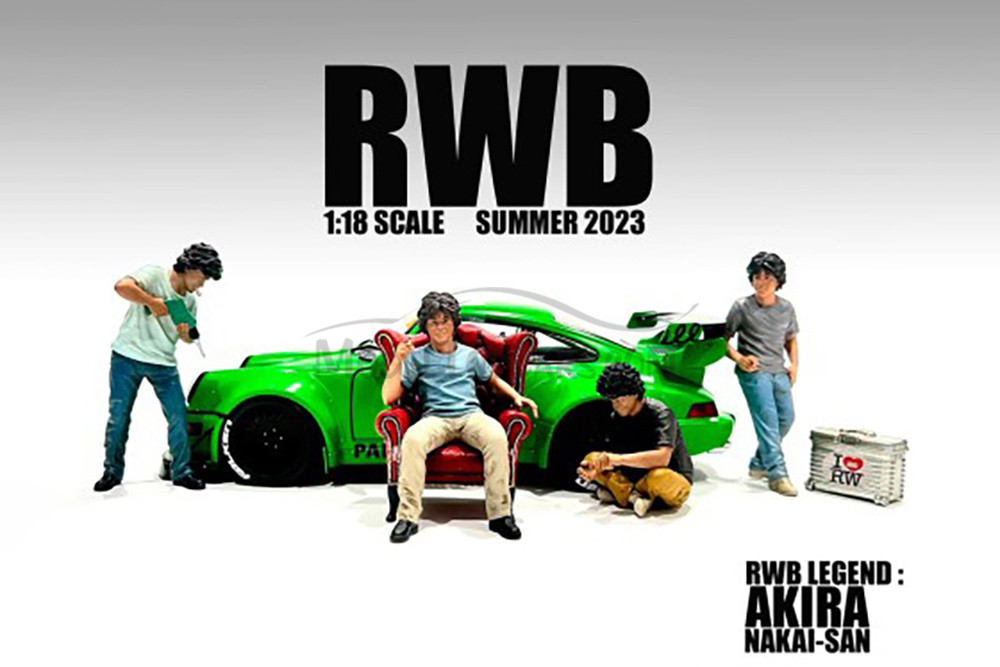RWB Legend, Akira Nakai Figure 4 - Showcasts AD-18504 - 1/18 Scale