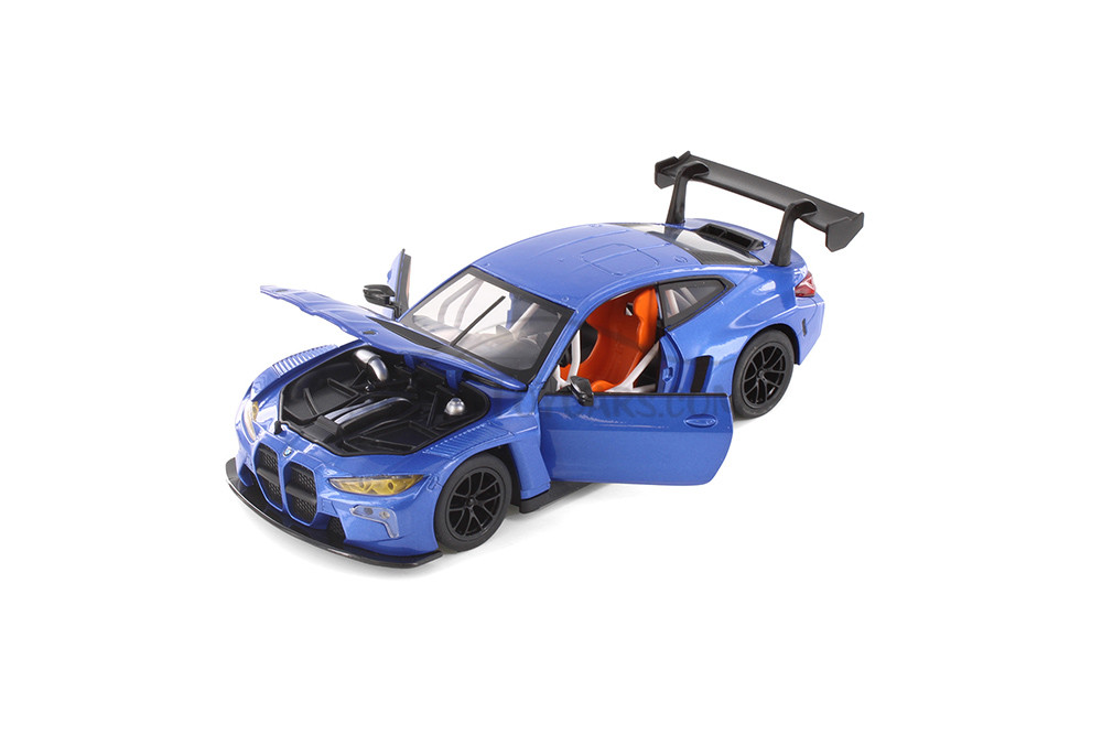 BMW M4 GT3, Blue - Showcasts 68277BU - 1/24 Scale Diecast Model Toy Car