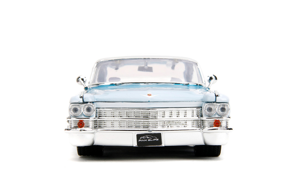 1963 Cadillac w/Display Base, Blue-White Gradient - Jada Toys