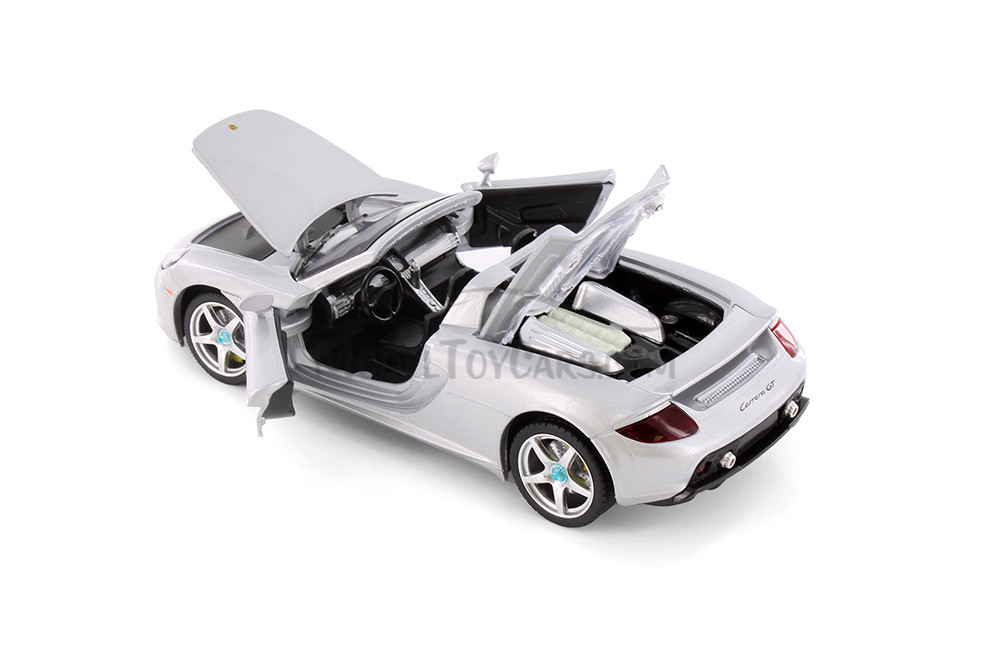 Porsche Carrera GT, Silver - Showcasts 68242SV - 1/24 Scale