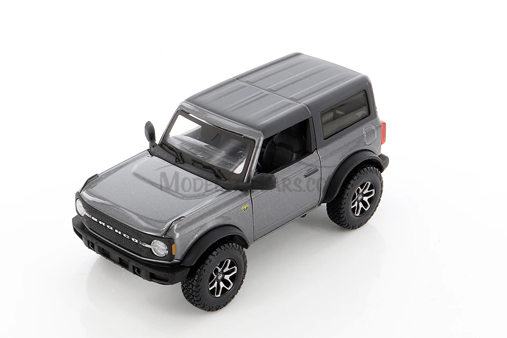 2021 Ford Bronco Badlands, Gray - Showcasts 38530GY - 1/24 Scale Diecast Model Toy Car
