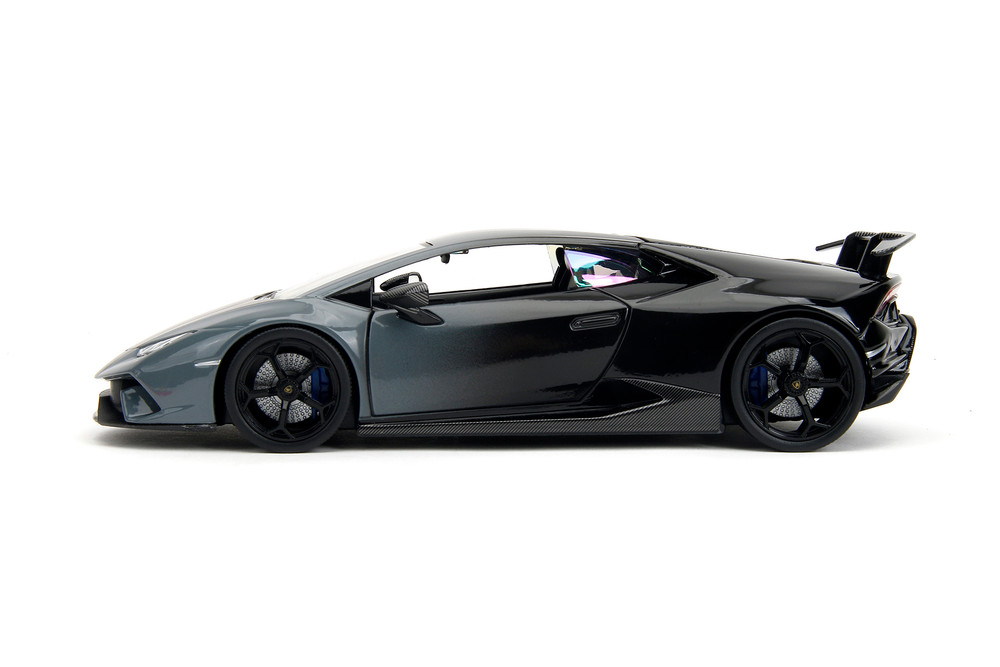 Lamborghini Huracan Perfomante w/Display Base, Gray-Black Gradient, Jada Toys 34895, 1/24 Scale Car
