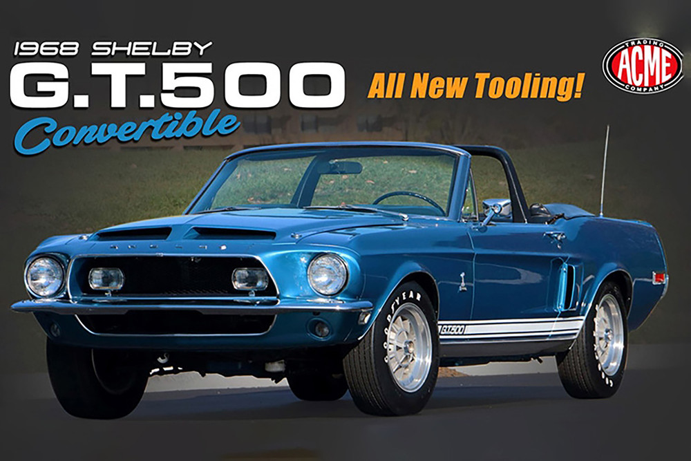 1968 Shelby GT500 Convertible, Acapulco Blue - Acme A1801848 - 1