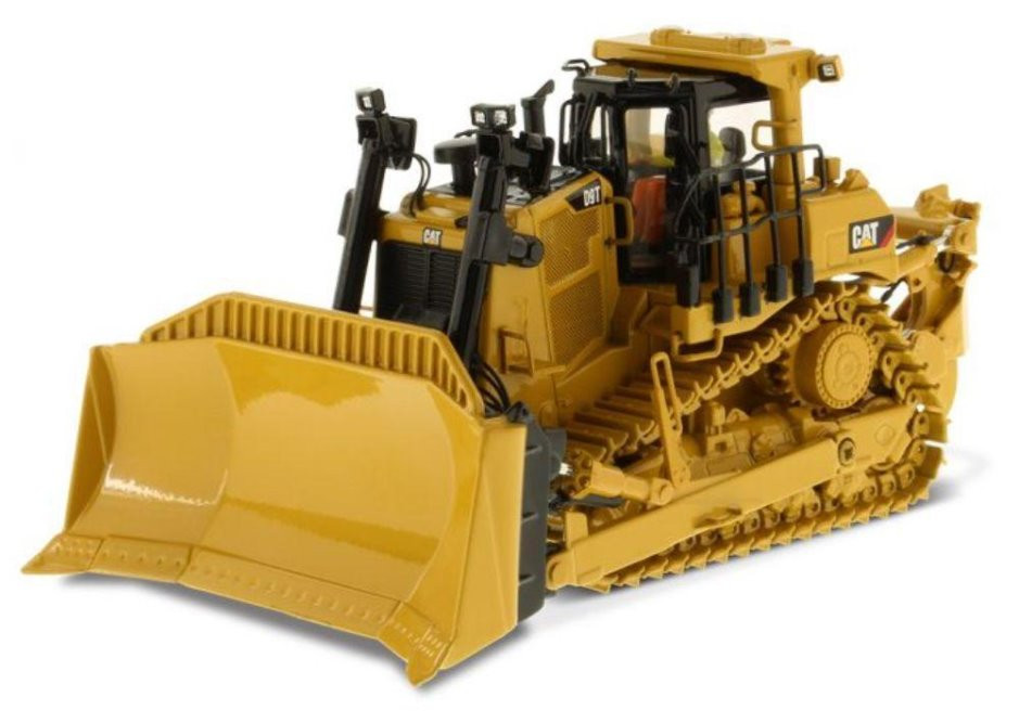 Caterpillar D9T Track-Type Tractor with Operator, Yellow - Diecast Masters 85944 - 1/50 scale Diecast Vehicle Replica