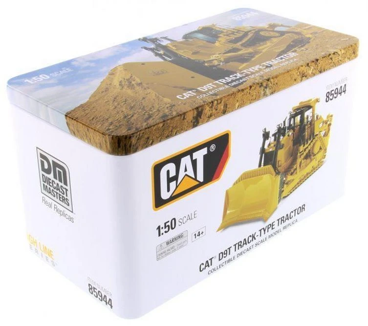 Caterpillar D9T Track-Type Tractor with Operator, Yellow - Diecast Masters 85944 - 1/50 scale Diecast Vehicle Replica