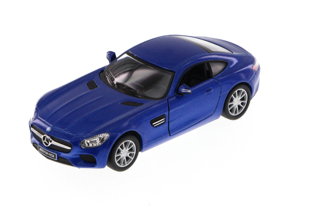 Mercedes-Benz AMG GT, Blue - Kinsmart 5388D - 1/36 Scale Diecast Model Toy Car (Brand New, but NOT IN BOX)
