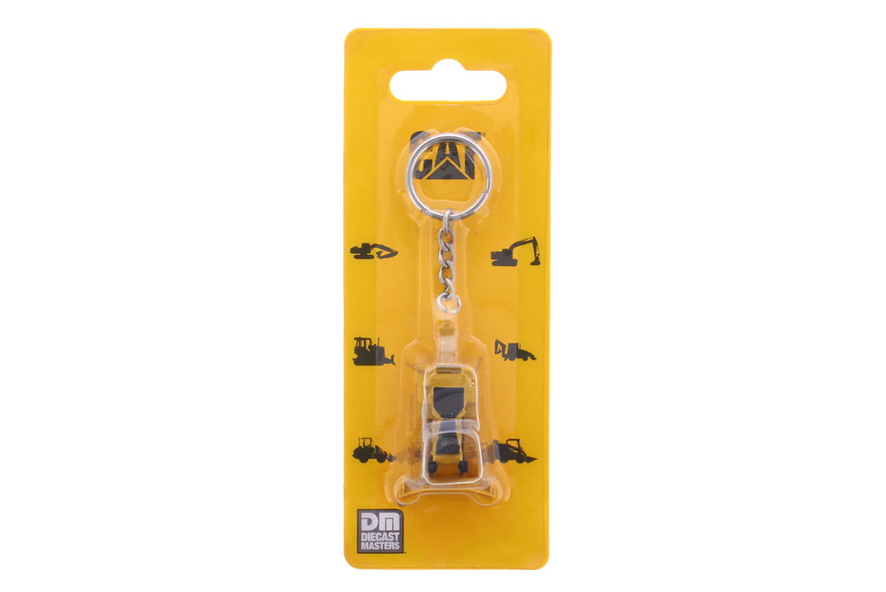 Caterpillar Micro D8T Track-Type Tractor Keychain, Yellow - Diecast Masters 85984 - Diecast Toy Car