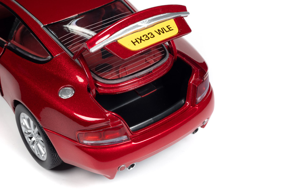2005 Aston Martin V12 Vanquish, Toro Red Mica - Auto World AW301 - 1/18 Scale Diecast Model Toy Car
