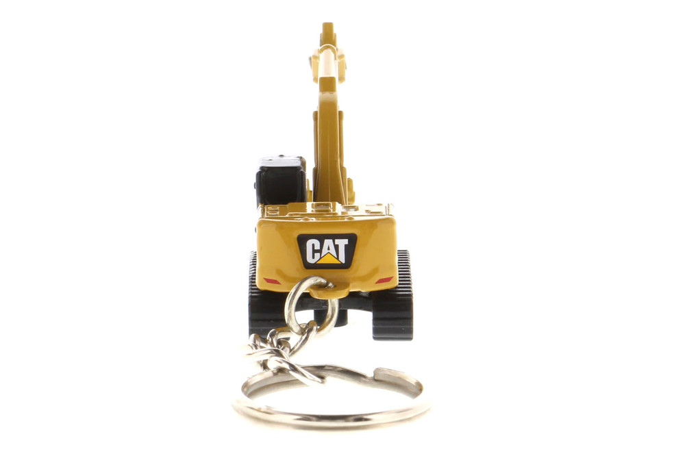 Caterpillar Micro 320 Hydraulic Excavator Keychain, Yellow - Diecast Masters 85981 - Diecast Car