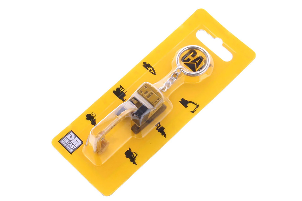 Caterpillar Micro 320 Hydraulic Excavator Keychain, Yellow - Diecast Masters 85981 - Diecast Car