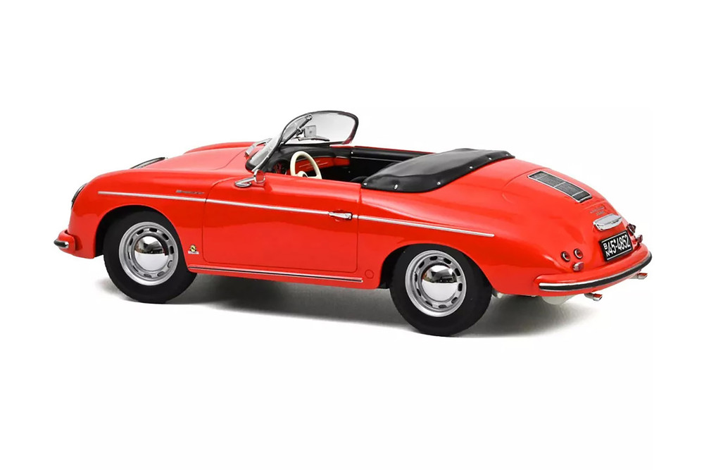 1954 Porsche 356 Speedster, Red - Norev 187461 - 1/18 Scale Diecast Model Toy Car