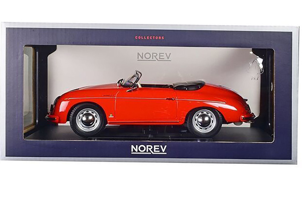 1954 Porsche 356 Speedster, Red - Norev 187461 - 1/18 Scale Diecast Model Toy Car