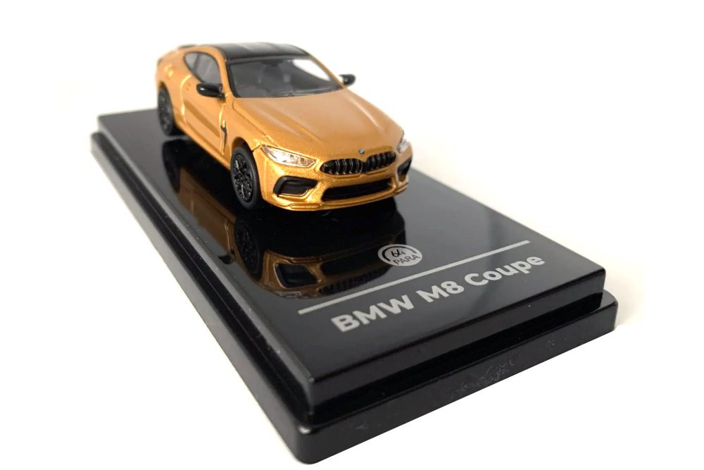BMW M8 Coupe, Ceylon Gold - Paragon PA55217G - 1/64 scale Diecast Model Toy Car