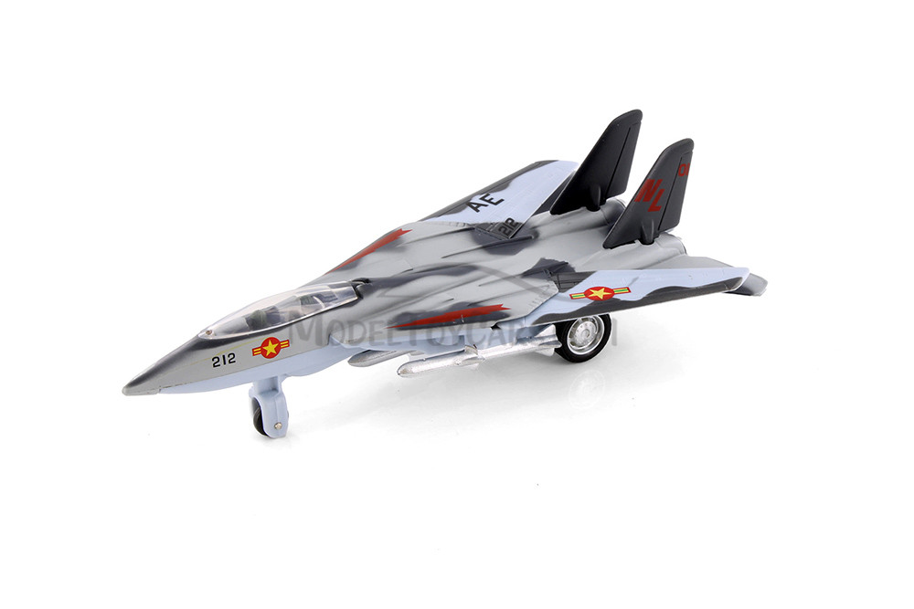 X Force Commander F-4 Tomcat Jet, Camo Gray w/Beige - Showcasts 51305 - 7 Inch Scale Plane