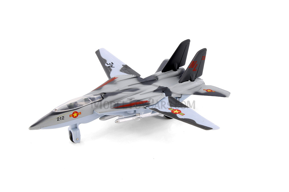 X Force Commander F-4 Tomcat Jet, Camo Gray w/Beige - Showcasts 51305 - 7 Inch Scale Plane
