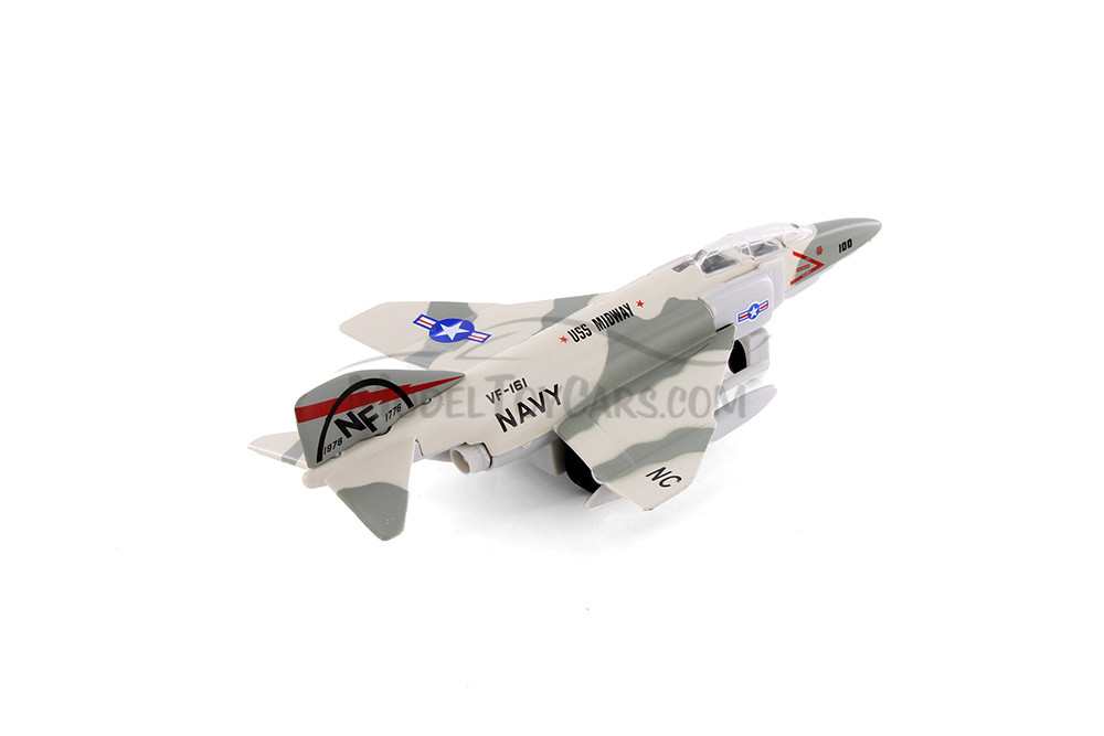 X Force Commander F-4 Phantom USS Midway Jet, Gray w/Beige