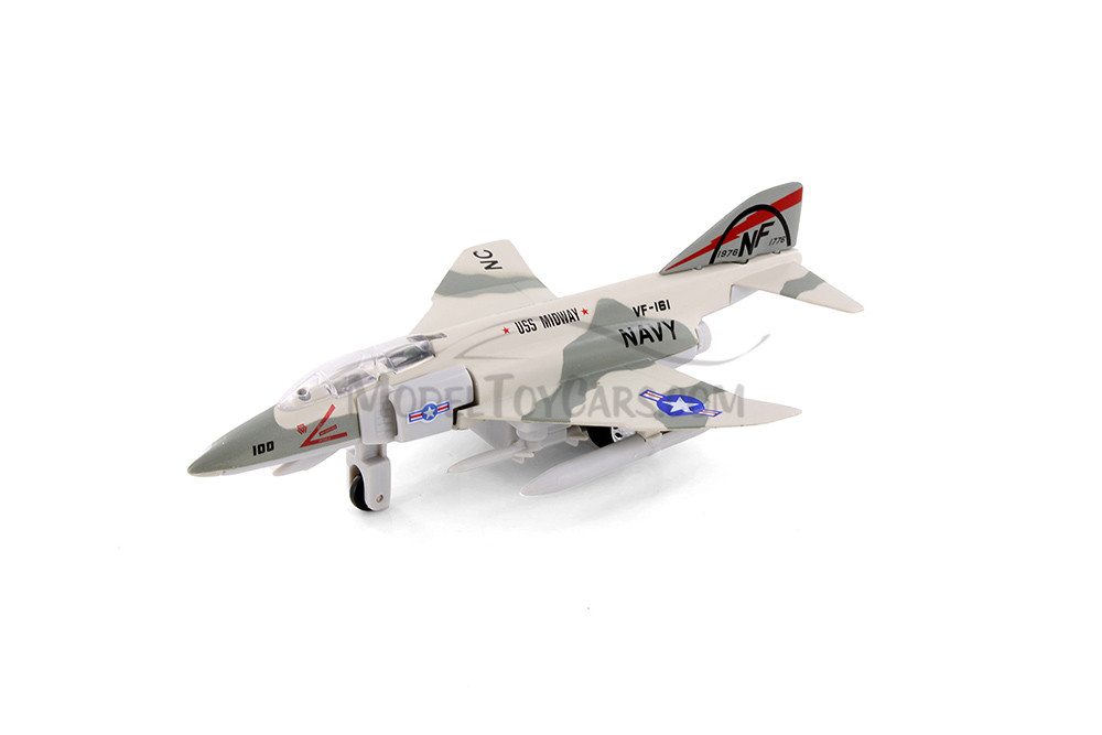 フジカスマーティー   F4-SDX型 X Force Commander F-4 Phantom USS Midway Jet, Gray w/Beige