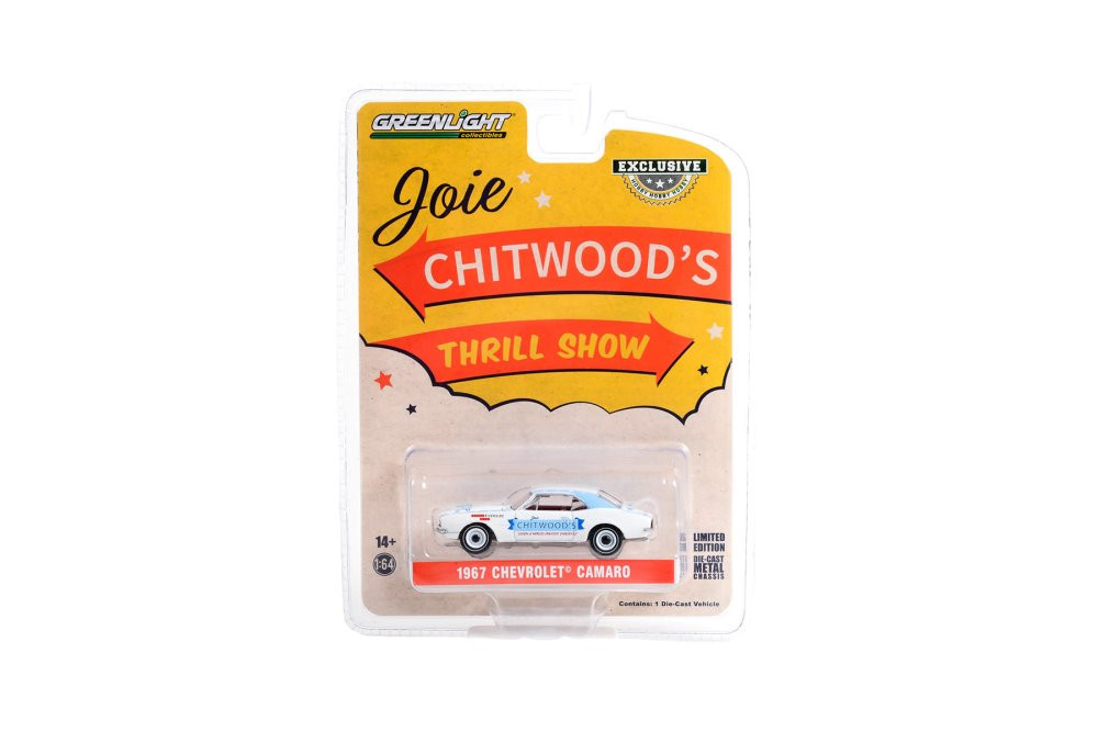 1967 Chevy Camaro, White - Greenlight 30358/48 - 1/64 Scale Diecast Model Toy Car
