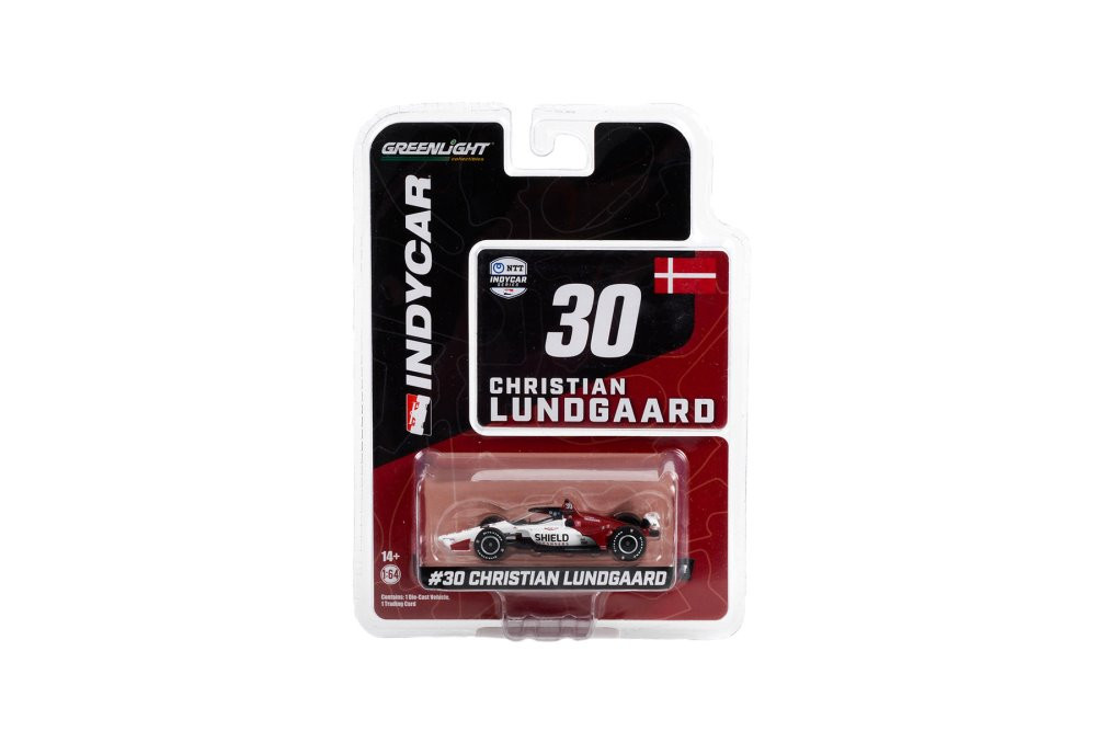 Rahal Letterman Lanigan Racing, Shield Cleansers, 2022 NTT IndyCar, #30 Christian Lundgaard - Greenlight 11538/48 - 1/64 Scale Diecast Model Toy Car