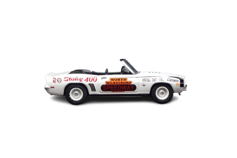 1969 Chevy Camaro Convertible, White - Greenlight 30346/48 - 1/64 Scale Diecast Model Toy Car