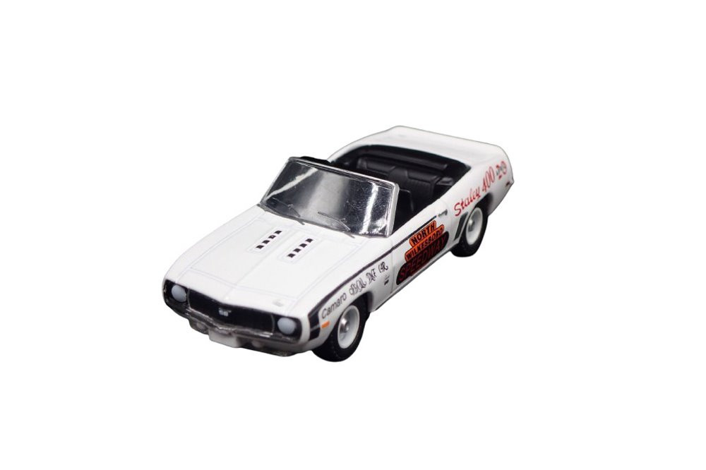 1969 Chevy Camaro Convertible, White - Greenlight 30346/48 - 1/64 Scale Diecast Model Toy Car