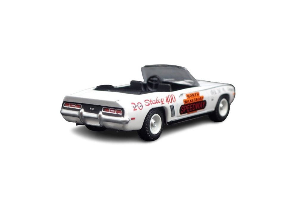 1969 Chevy Camaro Convertible, White - Greenlight 30346/48 - 1/64 Scale Diecast Model Toy Car