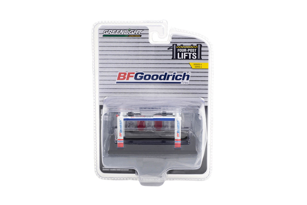 Four-Post Lift, BFGoodrich - Greenlight 16150B/48 - 1/64 Scale Diecast Accessory