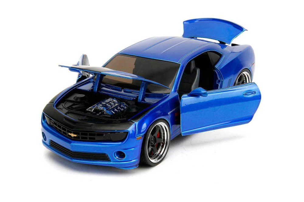 2010 Chevy Camaro, Blue - Jada Toys 34209/4 - 1/24 Scale Diecast Model Toy Car