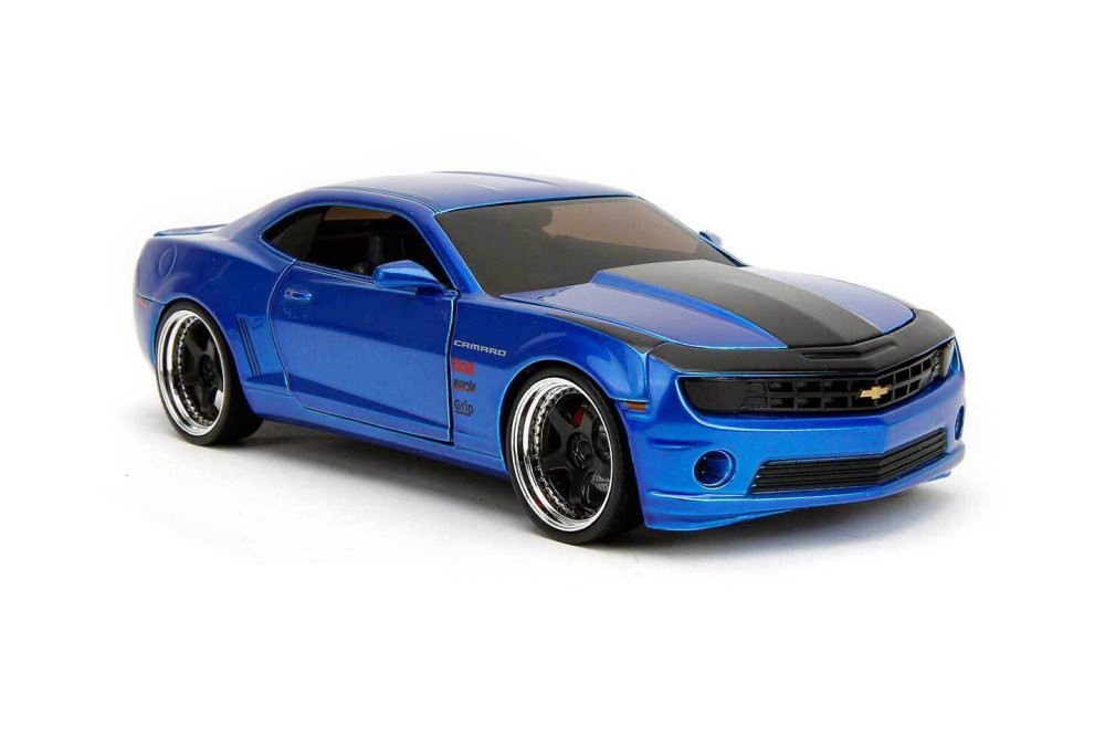 2010 Chevy Camaro, Blue - Jada Toys 34209/4 - 1/24 Scale Diecast Model Toy Car