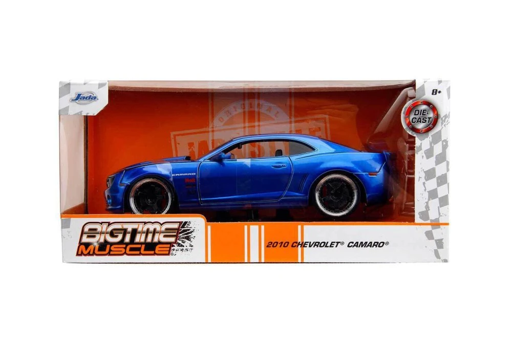2010 Chevy Camaro, Blue - Jada Toys 34209/4 - 1/24 Scale Diecast Model Toy Car